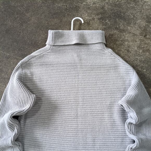 Goodnight Macaroon Turtleneck Sweater Womens M Tan Ribbed Preppy Retro Designer - Picture 2 of 7